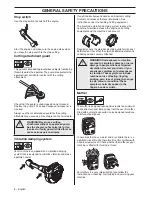 Preview for 8 page of Husqvarna 327LS Operator'S Manual