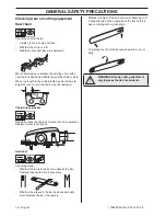 Preview for 14 page of Husqvarna 327P4 Operator'S Manual