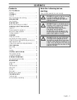 Предварительный просмотр 3 страницы Husqvarna 327RJ X-series Operator'S Manual