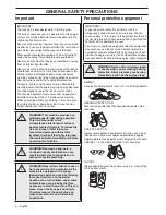 Предварительный просмотр 6 страницы Husqvarna 327RJ X-series Operator'S Manual