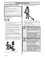 Предварительный просмотр 18 страницы Husqvarna 327RJ X-series Operator'S Manual