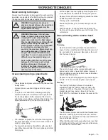 Предварительный просмотр 19 страницы Husqvarna 327RJ X-series Operator'S Manual