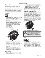 Предварительный просмотр 21 страницы Husqvarna 327RJ X-series Operator'S Manual