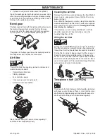 Preview for 62 page of Husqvarna 327RX Series Operator'S Manual