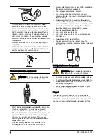 Preview for 8 page of Husqvarna 330i Operator'S Manual