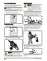 Preview for 16 page of Husqvarna 330i Operator'S Manual