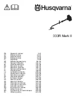 Preview for 1 page of Husqvarna 333R Mark II Operator'S Manual