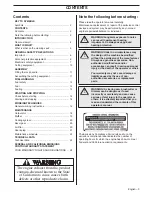 Preview for 3 page of Husqvarna 335LS Operator'S Manual