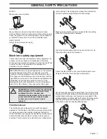 Preview for 7 page of Husqvarna 335LS Operator'S Manual