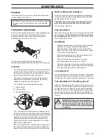 Preview for 29 page of Husqvarna 336 EPA I Operator'S Manual