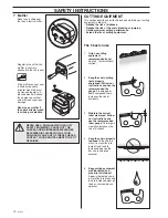 Предварительный просмотр 10 страницы Husqvarna 340 E EPA II Operator'S Manual