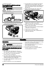 Preview for 14 page of Husqvarna 340i Operator'S Manual