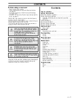 Preview for 3 page of Husqvarna 345 TAC Operator'S Manual