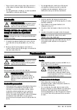 Предварительный просмотр 98 страницы Husqvarna 345BT Operator'S Manual