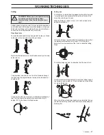 Предварительный просмотр 27 страницы Husqvarna 345e EPA II Operator'S Manual