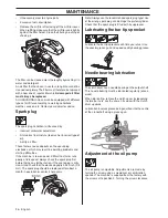 Предварительный просмотр 36 страницы Husqvarna 346XP TrioBrake Operator'S Manual