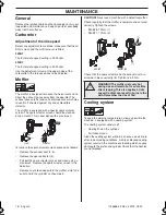 Предварительный просмотр 18 страницы Husqvarna 350BF Operator'S Manual