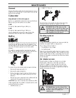 Preview for 17 page of Husqvarna 350BT Operator'S Manual