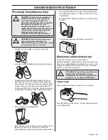 Preview for 49 page of Husqvarna 350BT Operator'S Manual