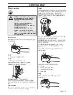 Preview for 57 page of Husqvarna 350BT Operator'S Manual