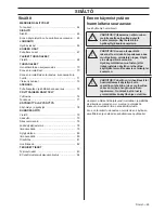 Preview for 65 page of Husqvarna 350BT Operator'S Manual