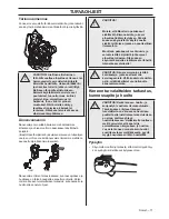 Preview for 71 page of Husqvarna 350BT Operator'S Manual