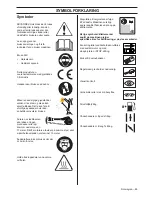 Preview for 85 page of Husqvarna 350BT Operator'S Manual