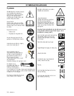 Preview for 190 page of Husqvarna 350BT Operator'S Manual