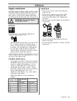 Preview for 353 page of Husqvarna 350BT Operator'S Manual