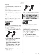 Preview for 377 page of Husqvarna 350BT Operator'S Manual