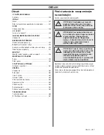 Preview for 447 page of Husqvarna 350BT Operator'S Manual