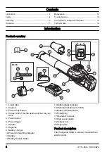 Предварительный просмотр 2 страницы Husqvarna 350iB Operator'S Manual