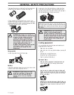 Preview for 10 page of Husqvarna 353 TrioBrake Operator'S Manual