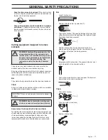 Preview for 11 page of Husqvarna 353 TrioBrake Operator'S Manual