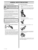 Preview for 14 page of Husqvarna 353 TrioBrake Operator'S Manual