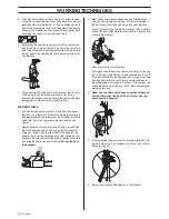 Preview for 22 page of Husqvarna 353 TrioBrake Operator'S Manual