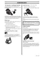 Preview for 35 page of Husqvarna 353 TrioBrake Operator'S Manual