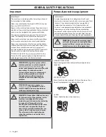 Предварительный просмотр 6 страницы Husqvarna 353O4 Operator'S Manual