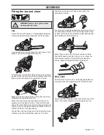 Предварительный просмотр 17 страницы Husqvarna 355RX Operator'S Manual