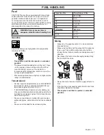 Preview for 13 page of Husqvarna 356 BT X-series Operator'S Manual