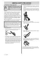 Preview for 14 page of Husqvarna 357XP 359 Operator'S Manual