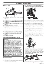 Preview for 23 page of Husqvarna 357XP E-tech Operator'S Manual