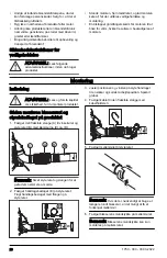 Предварительный просмотр 20 страницы Husqvarna 360BT Operator'S Manual