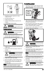 Предварительный просмотр 65 страницы Husqvarna 360BT Operator'S Manual