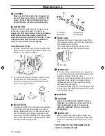 Предварительный просмотр 16 страницы Husqvarna 362D28 Operator'S Manual