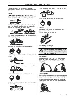 Preview for 19 page of Husqvarna 385XP EPA II Operator'S Manual