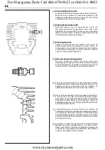 Preview for 68 page of Husqvarna 394XP Workshop Manual