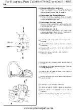 Preview for 72 page of Husqvarna 394XP Workshop Manual