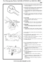 Preview for 75 page of Husqvarna 394XP Workshop Manual