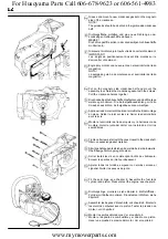 Preview for 76 page of Husqvarna 394XP Workshop Manual